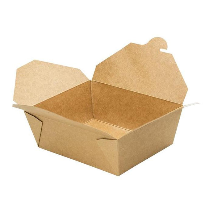 EcoMates K-4160, #4 Kraft Take-Out Box (160's) *